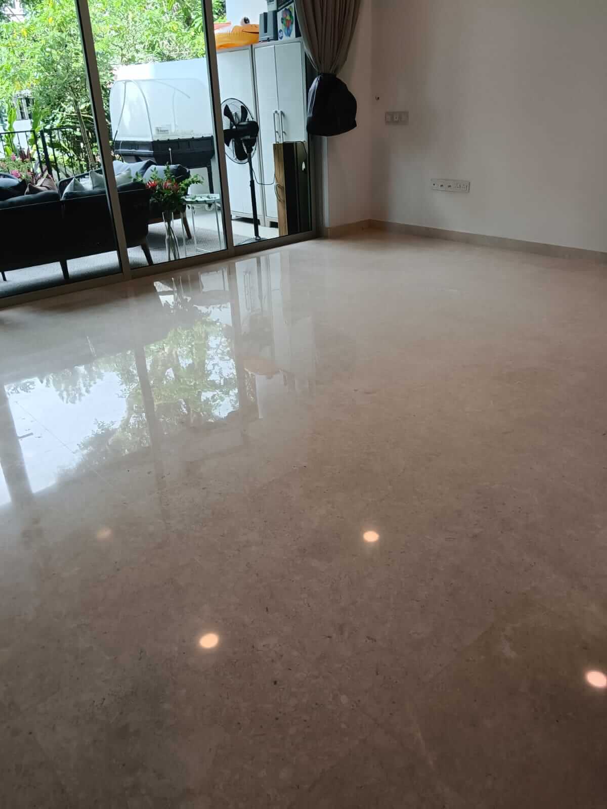 marble floor polishing